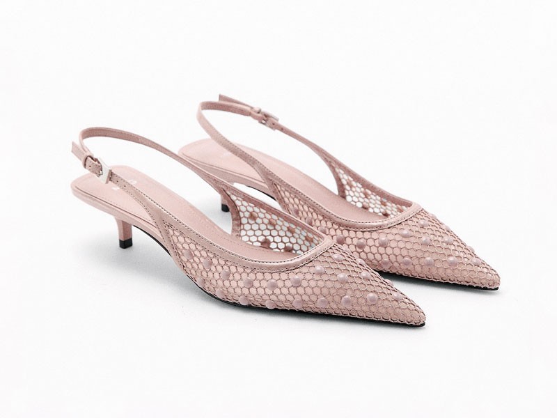 High-heeled sandals