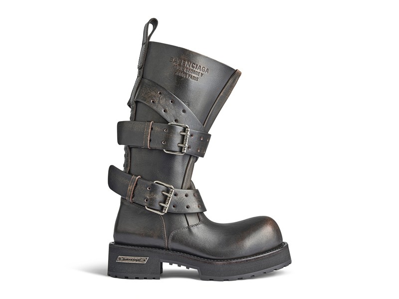 The apocalyptic aesthetic of BALENCIAGA’s biker boots
