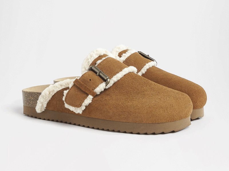 TREND: Leather and fur set the tone for clogs and mules next winter