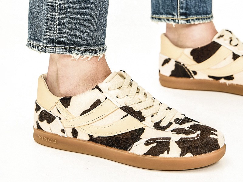 Animal prints move into boots and utility details