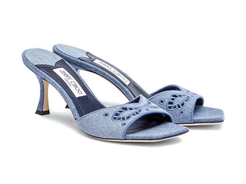 High heel mules