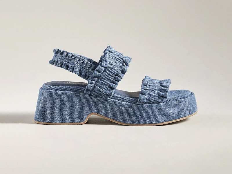 Denim conquers summer footwear