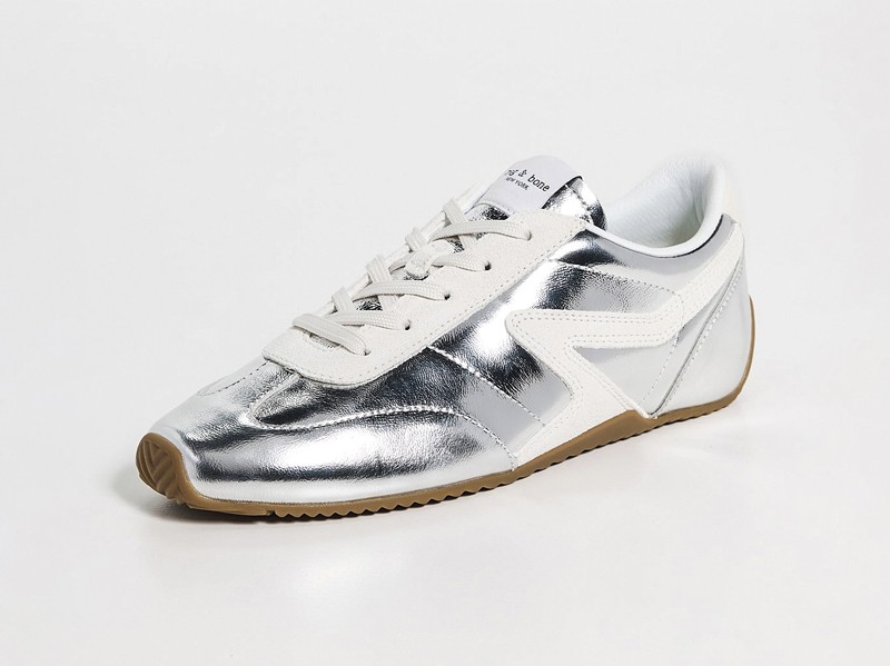 Classic sneakers: retro metallic