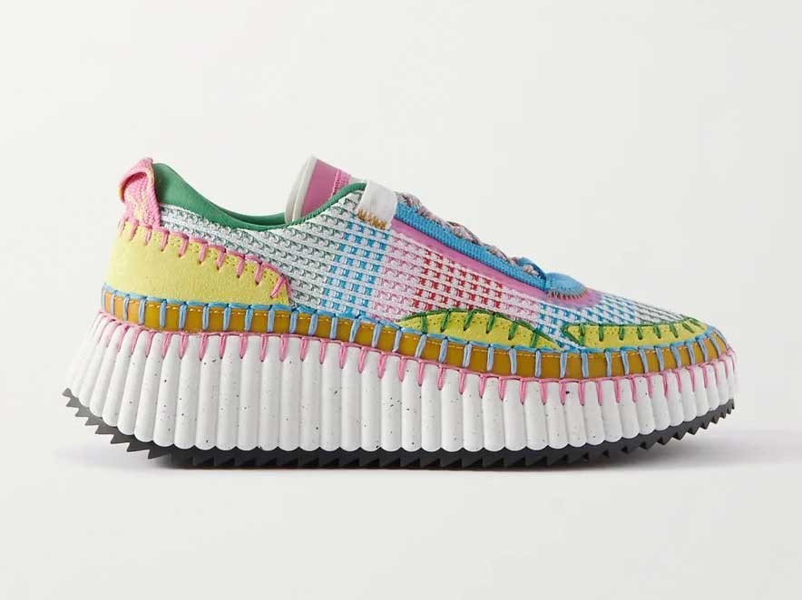 Lanzamiento: Las llamativas sneakers multicolores de CHLOÉ