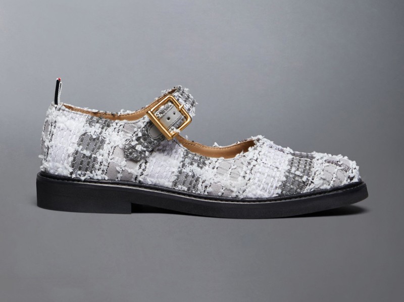 Tweed Tartán. Exclusivo material para nuevos modelos de THOM BROWNE