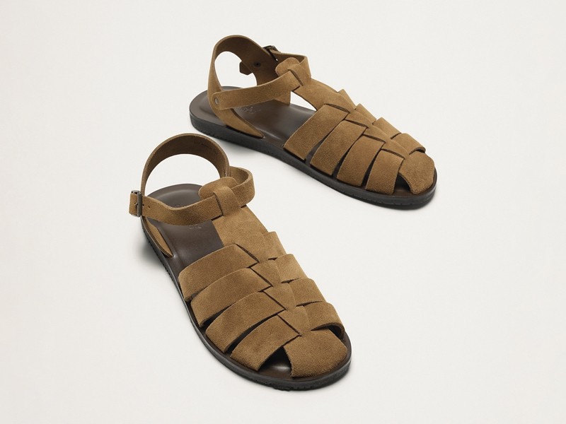 SANDALIAS HOMBRE TENDENCIA CALZADO MARROQUINERIA BOLSOS CARTERAS PRIMAVERA VERANO 2026 SERMA 158cn61808825.jpg Brown tones organize men's sandal collections