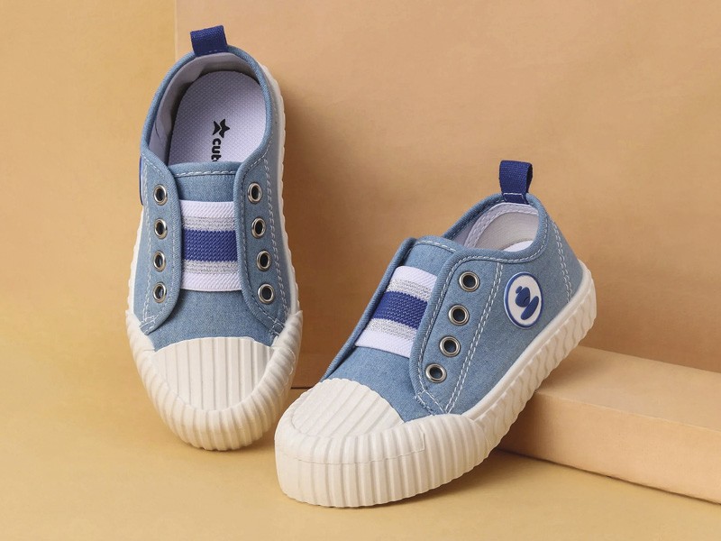 Kids sport sneakers with velcro closures and lightweight soles