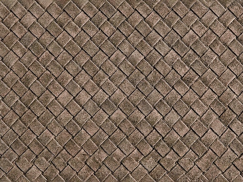 Interwoven materials connect footwear and accessories