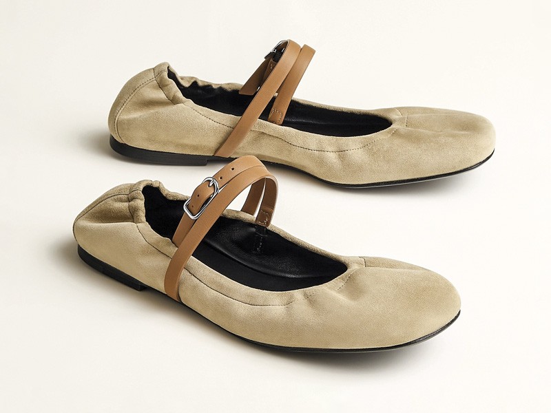 BALLERINAS MUJER TENDENCIAS OTOÑO INVIENRO 2026 SERMA 156jolly-ballet-flat--252296Z-5K-fr.jpg Leather ballerina flats with straps and toe variations