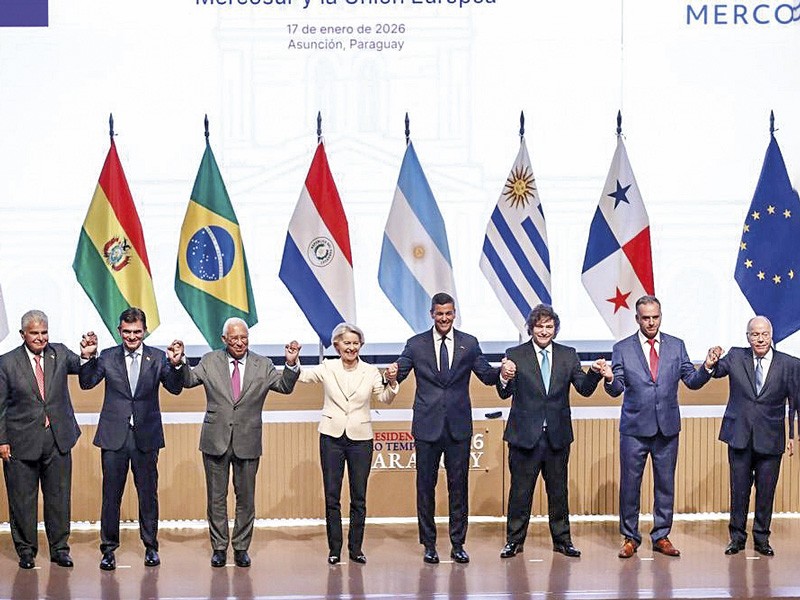 El tratado entre ambos bloques crea una zona de libre comercio de 780 millones de consumidores.