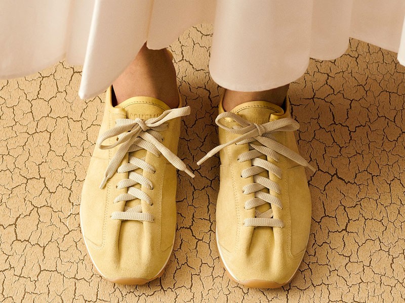 Hybrid models: sporty ballerinas. SERMA previews | Footwear fashion spring–summer 2026/27: goodbye chunky, welcome slim!