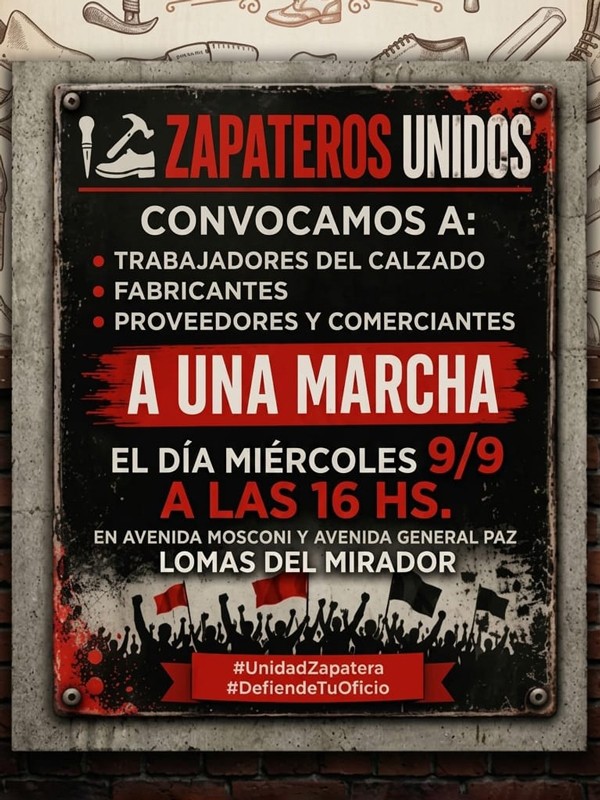 ARGENTINA. Shoemakers take to the streets