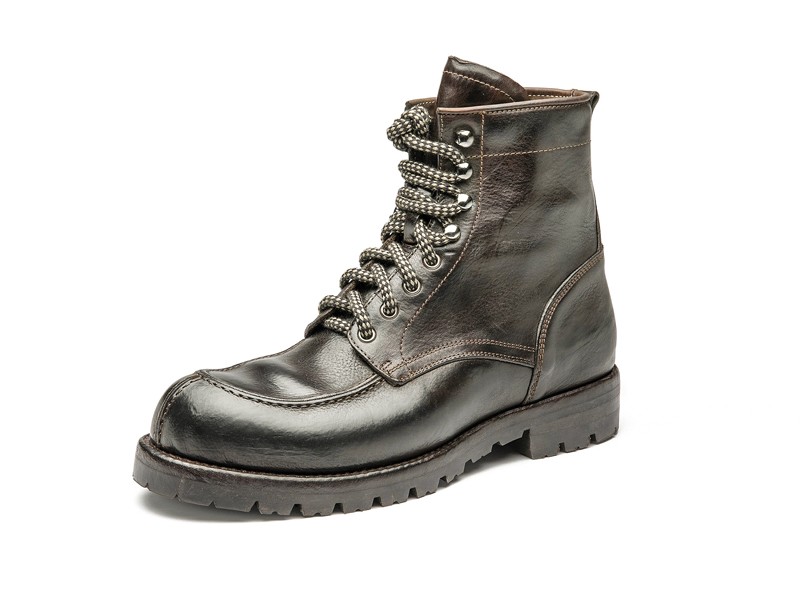 Men’s urban ankle boots in suede with chunky sole volume