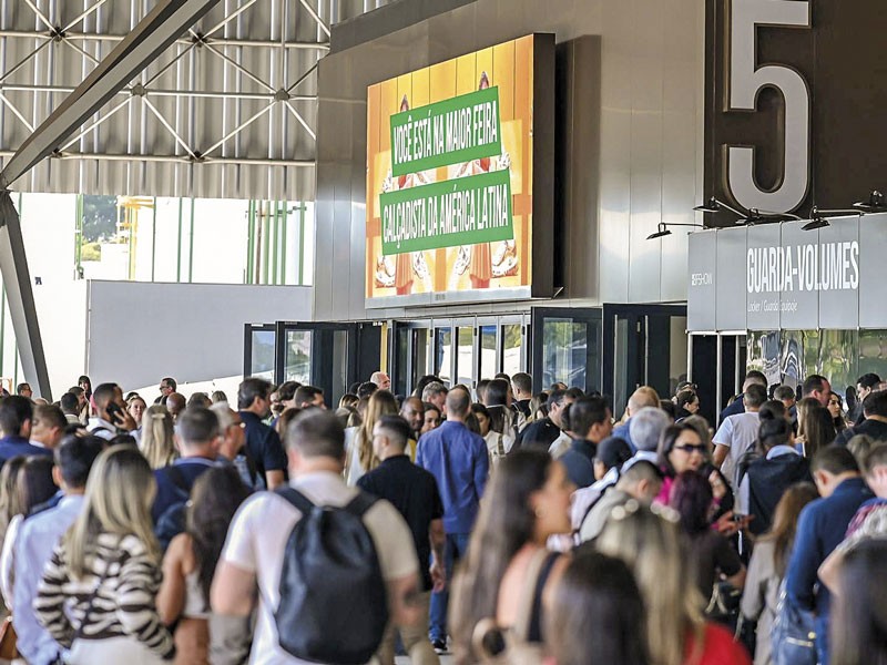 Brazil's largest footwear trade fair, attracting large numbers of domestic and international buyers.