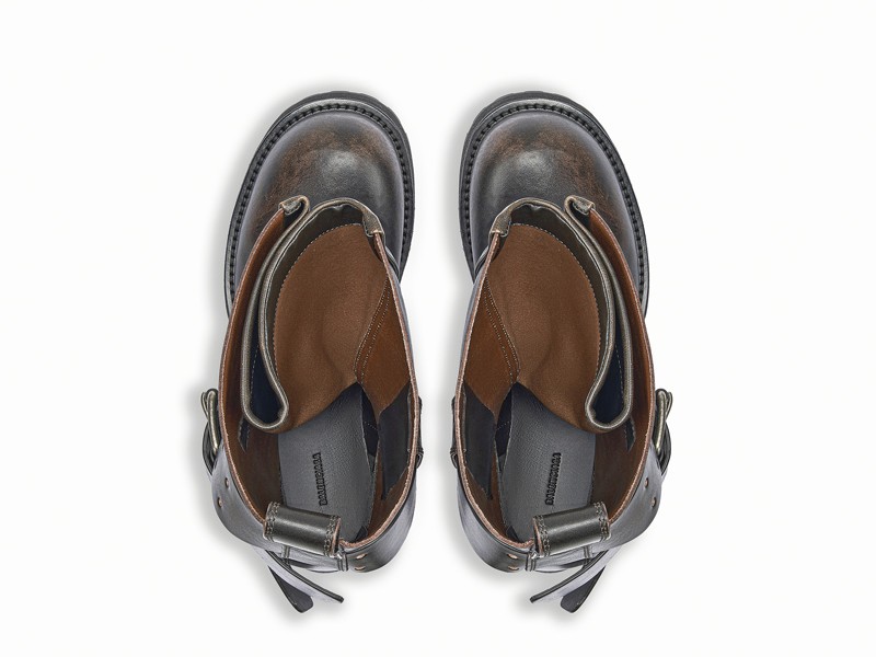 The apocalyptic aesthetic of BALENCIAGA’s biker boots