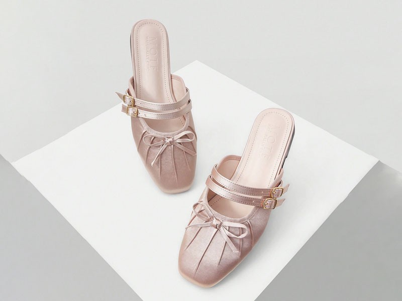 High heel mules