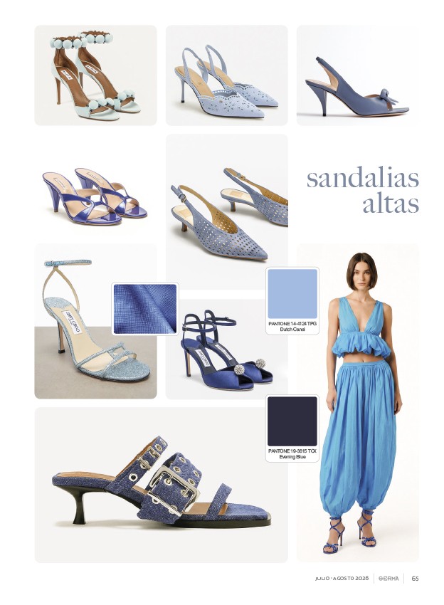 SERMA158-69.jpg Los tonos tierra y azul diferencian sandalias altas