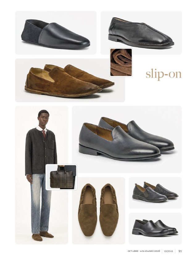 SERMA159--95.jpg El slip-on masculino combina frentes limpios y contrastes de superficie