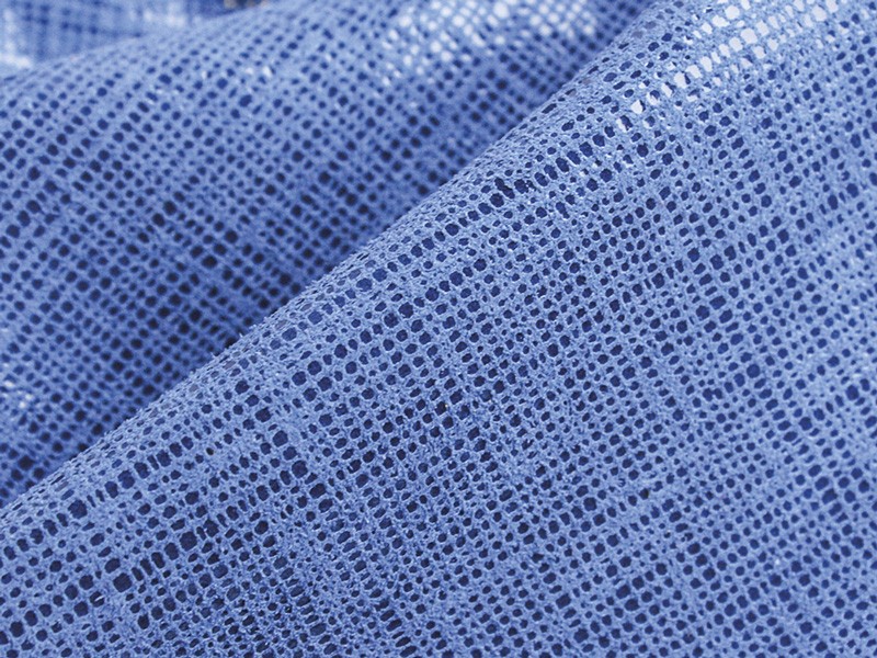 Leathers emphasize textures, color and woven surfaces