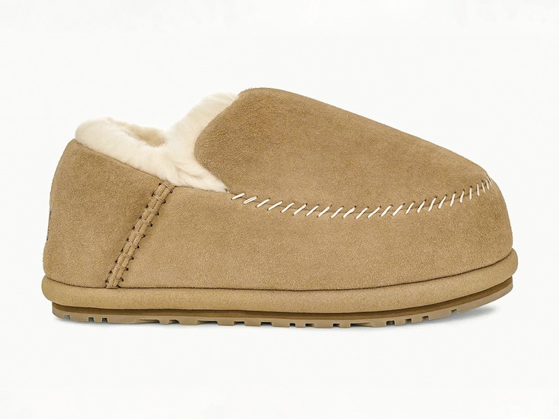 Kids footwear with visible fleece textures and warmth