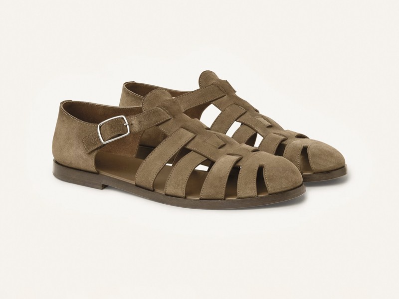 SANDALIAS HOMBRE TENDENCIA CALZADO MARROQUINERIA BOLSOS CARTERAS PRIMAVERA VERANO 2026 SERMA 158FAO9955_H0X4_ZOOM.jpg Los marrones organizan colecciones de sandalias masculinas