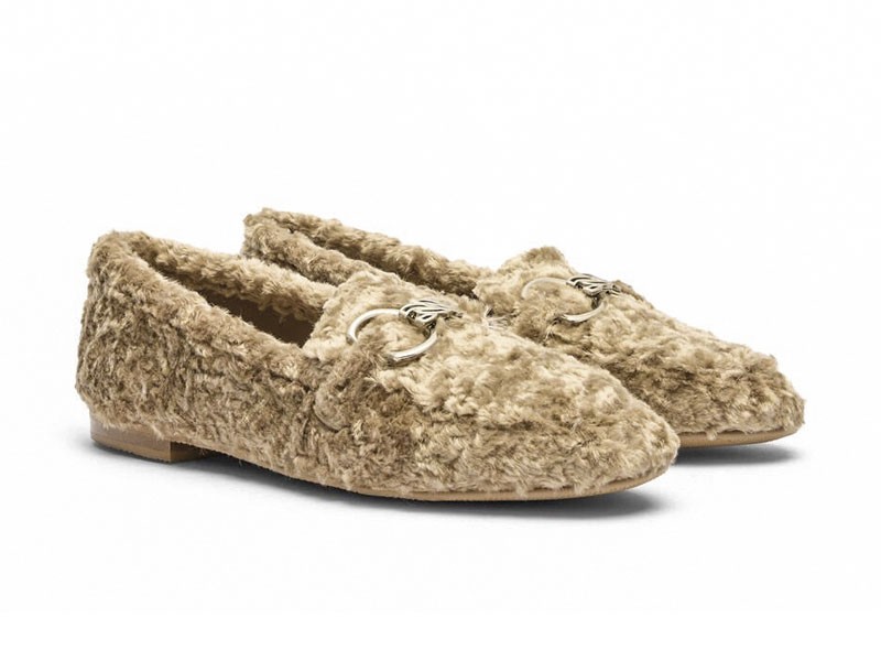 Women’s moccasins 2026 with shearling texture