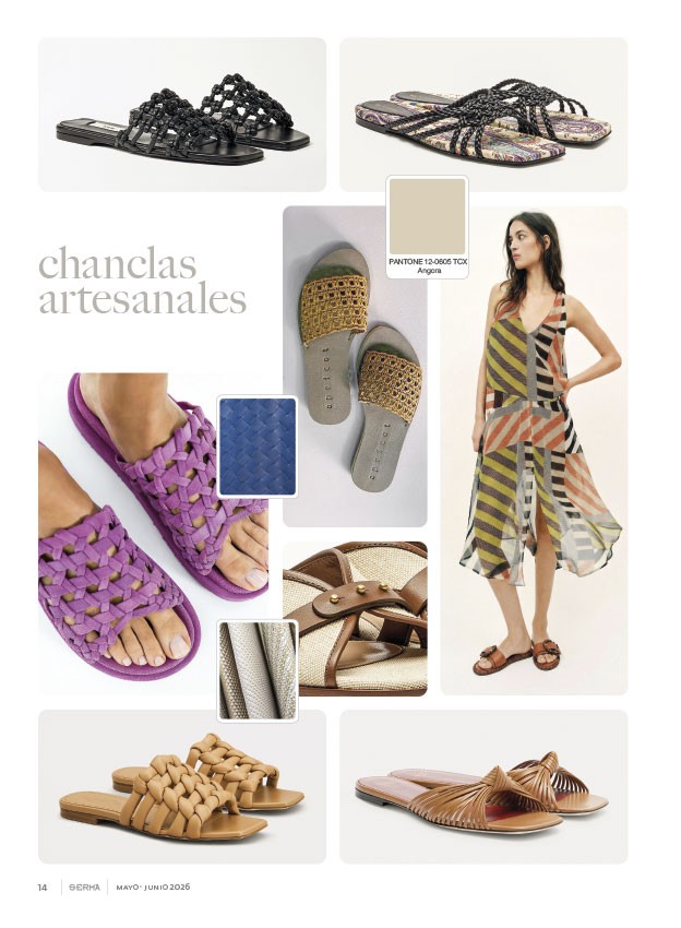 SERMA157-FLIPBOOK-14.jpg Chanclas artesanales con tramas abiertas y suelas planas