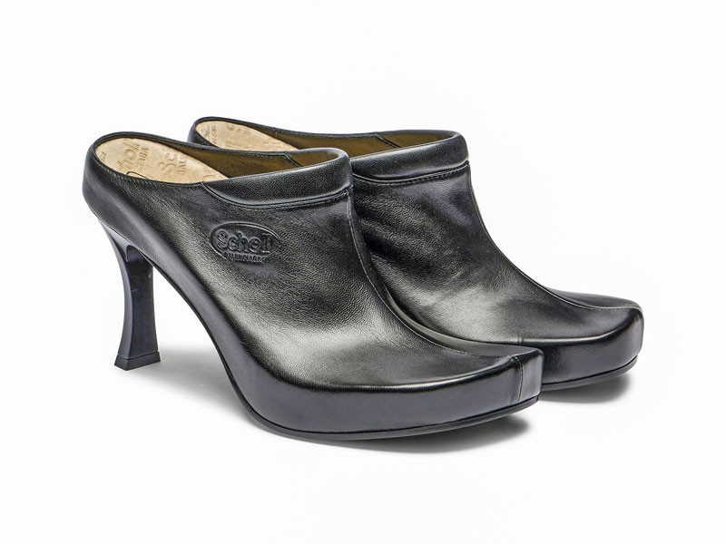 High heel mules