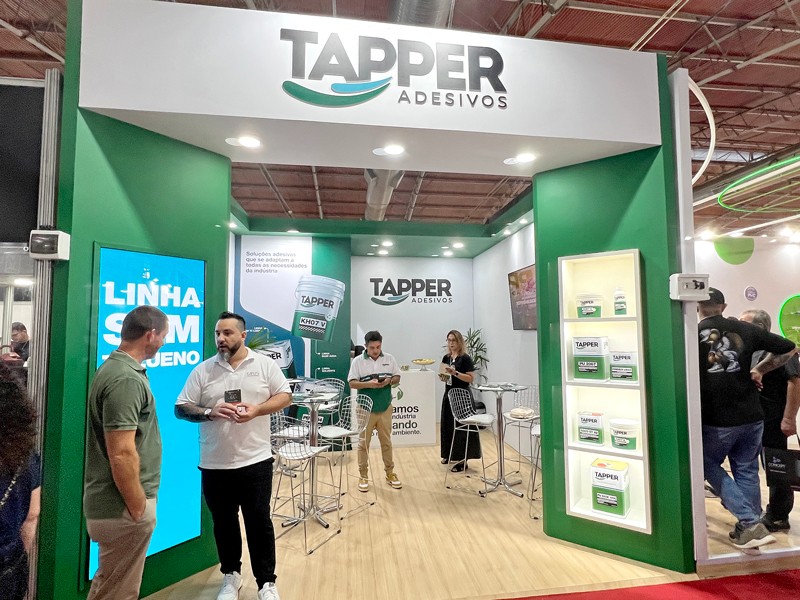 TAPPER adhesivos. Otro expositor argentino en FIMEC, en su primera presentación en el mercado brasileño e internacional. FIMEC: la mayor oferta de proveedores en América Latina