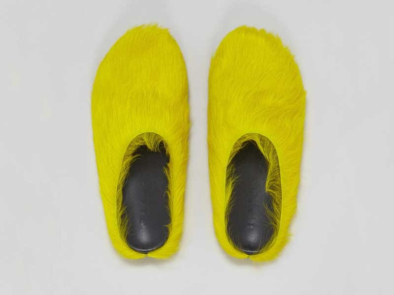 FOTO-3.-MARNI.jpeg MARNI's long-haired sabot. International fashion benchmark