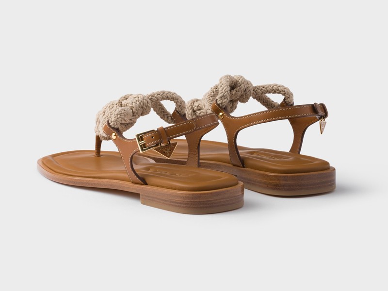Ropes and cords. Reinventing sandals and flip-flops
