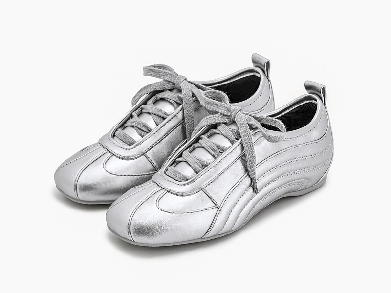 Classic sneakers: retro metallic