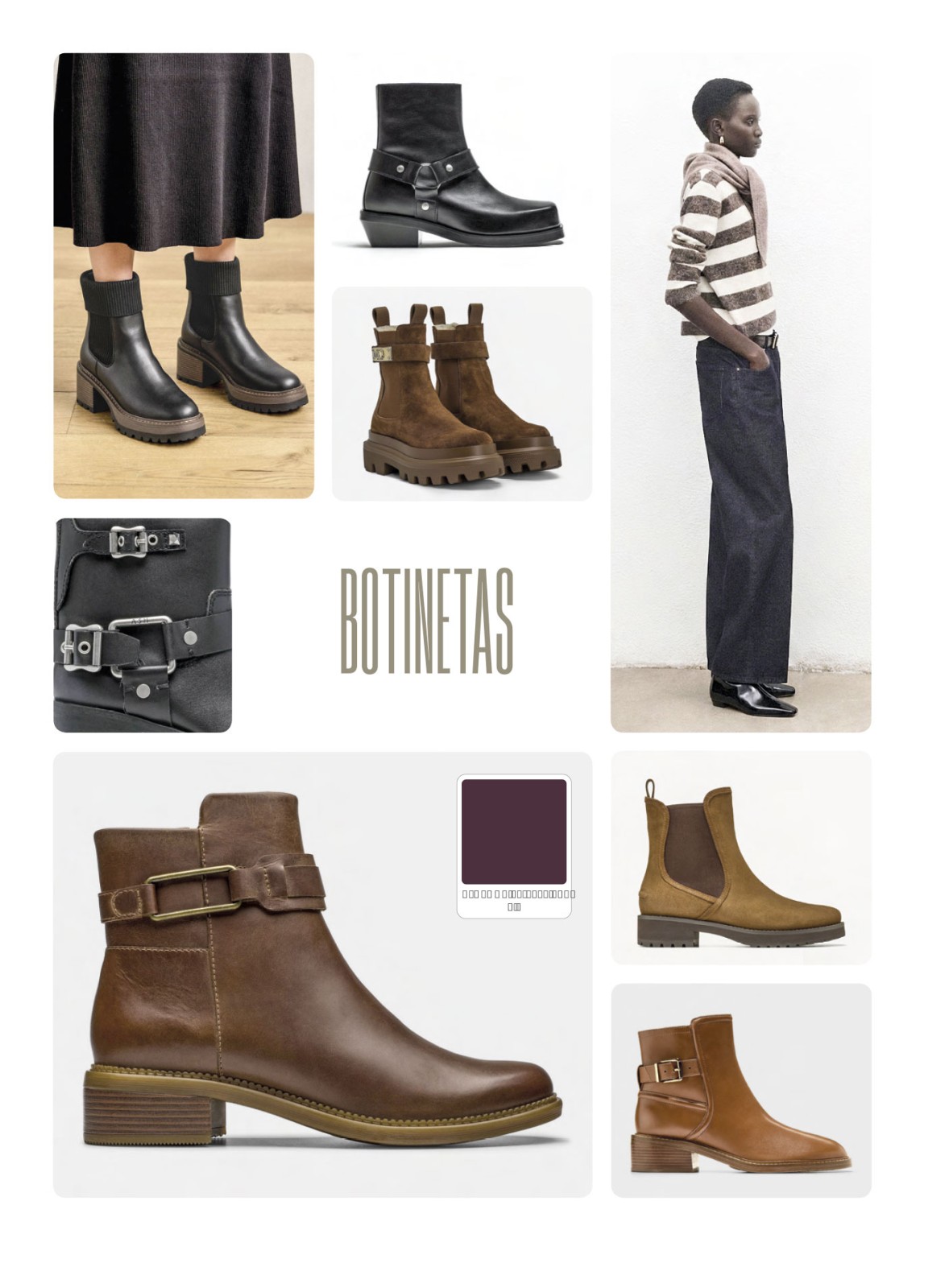 Herrajes y paneles elevan botinetas de base robusta