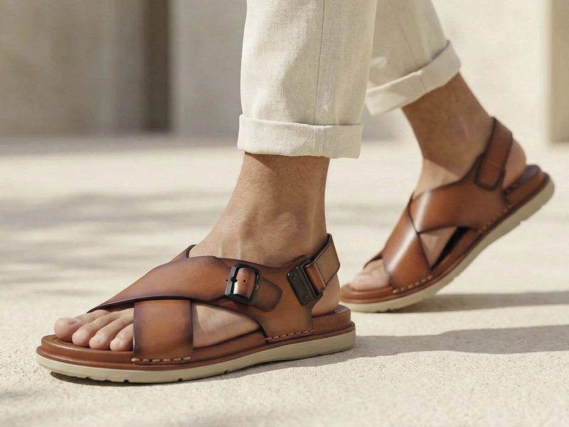 SANDALIAS HOMBRE TENDENCIA CALZADO MARROQUINERIA BOLSOS CARTERAS PRIMAVERA VERANO 2026 SERMA 158p132_40947b69-b5aa-4e0c-8e1d-3d366842a6ad.jpg Los marrones organizan colecciones de sandalias masculinas