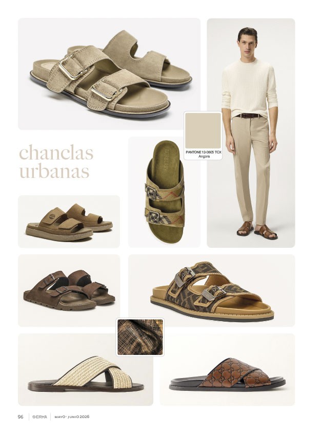 Urban slides combine wide bands, buckles and crossings