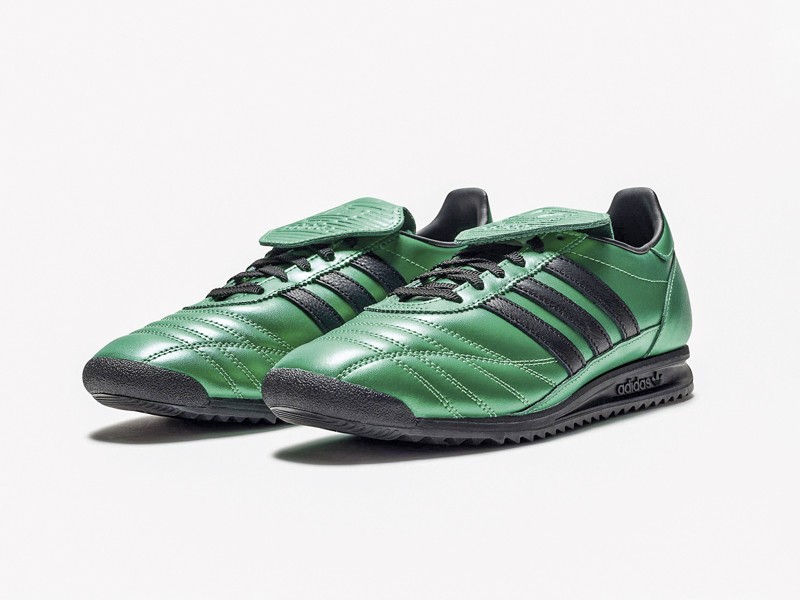 Classic sneakers: retro metallic