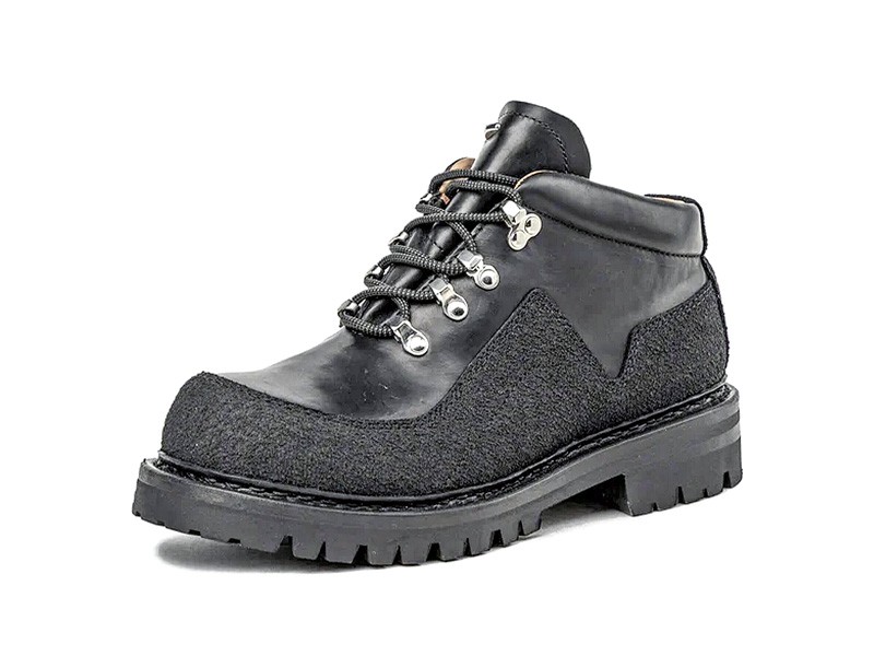 Flat lace-up booties