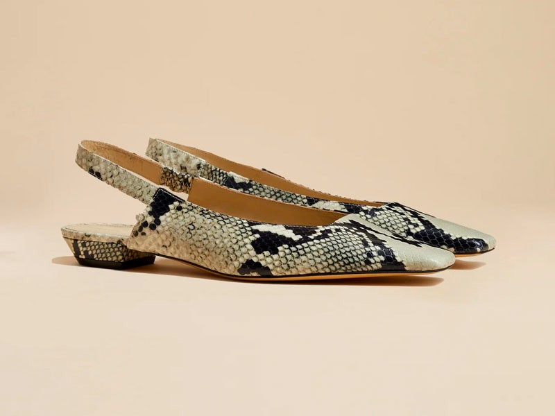 Flat slingback shoes