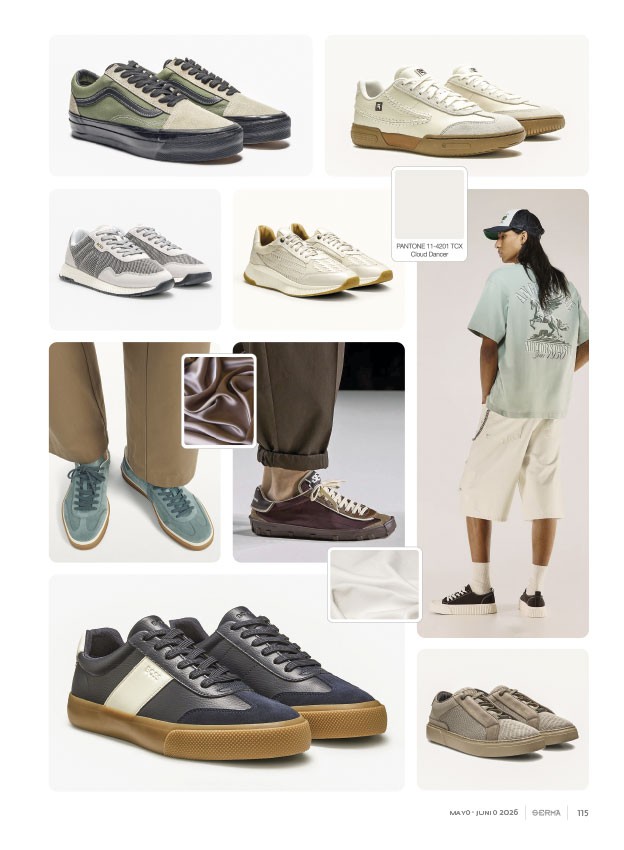 Men’s sneakers strengthen greens, gum soles and low profiles