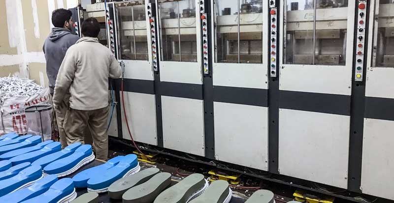 Crece el uso de EVA para la producción de calzados y componentes