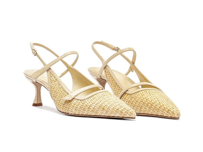 High-heeled sandals