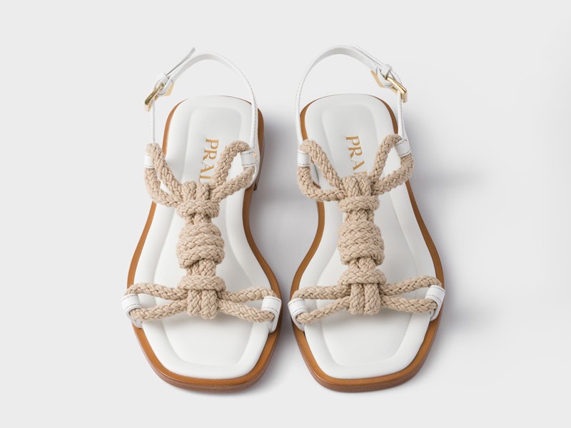 Ropes and cords. Reinventing sandals and flip-flops