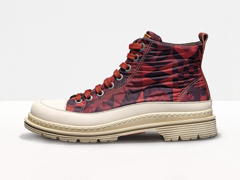 Flat lace-up booties