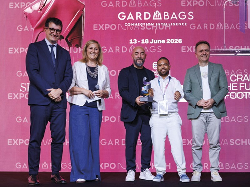 An Argentine on the jury of the Innovation Village Competition at Expo Riva Schuh