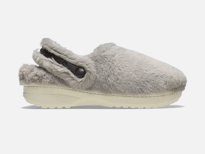 Kids footwear with visible fleece textures and warmth