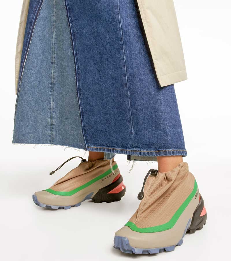 ¡Último lanzamiento de MAISON MARGIELA y SALOMON! Las sneakers polainas MM6