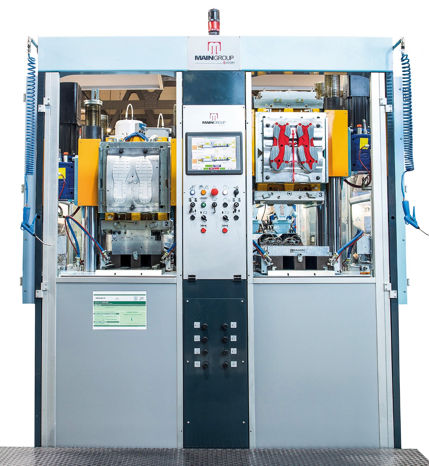 ROSS 260 T. For injection of independent soles. MAIN GROUP: innovative solutions for safety footwear
