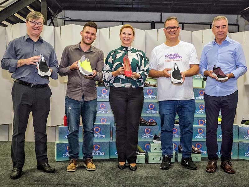 Shoes produced in FIMEC were donated