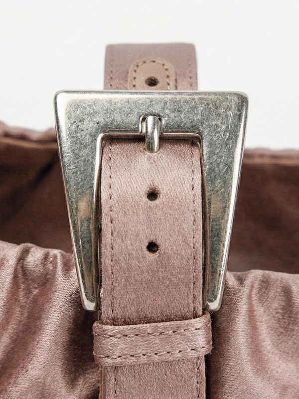 Low shoes with XL hardware on buckles and straps