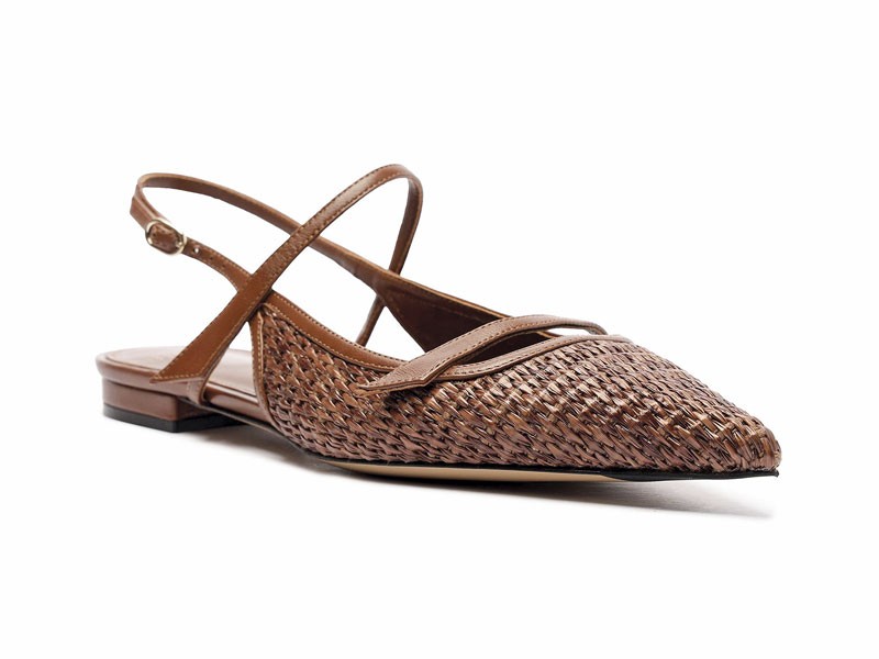 Flat slingback shoes